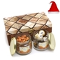 Box of 2 Jars Of Channa Laddoo & Almonds ,Cap