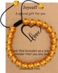 Single bracelet: Amber