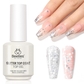 Silver Glitter Sequins Top Coat