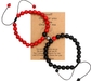 Couple bracelet: Black&Red