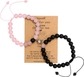 Couple bracelet: Black&Pink