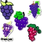 5Pcs Grape