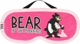 Bear in the Morning Pink Sleep Mask