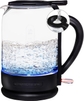 1.5L Glass Kettle Black