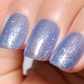 Sheer Glitter Blue