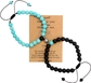 Couple bracelet: Black&Blue