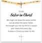 To My Sister in Christ