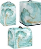 Teal Marble Print