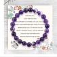 Purple elephant bracelet