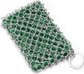 316L Chain Mail Wrap+Green Silione pad