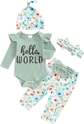 Green Hello Pants Set