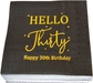 Hello Thirty - Black & Gold (50pcs)