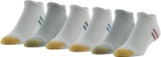 White/Multi Assorted (6-pairs)