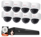 8pcs IP Camera System