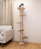 Wall-Mounted 5 Level Cat Activity tree