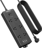 25 ft Black-6 Outlets