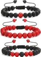 3Pcs-Howlite-Red