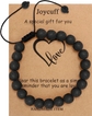 Single bracelet: Black Lava