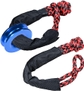 Red/Black Shackle Blue Ring