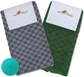 Graphite Grey and Forest Green Checks, 2pcs