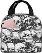 Black And White Skulls Pattern