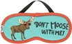 Orange Don't Moose Sleep Mask