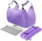 Lavender Pillow With Shower Lanyard + Seatbelt Pillow