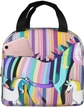 Unicorns On Colorful Stripes