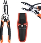 Orange 10 in 1 Wire Stripper with Pouch