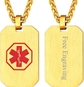 03. Steel Tag-Gold-Customizable