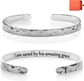 CHRISTIAN GIFT- I am saved by his amazing grace - SILVER