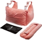 Peach Pillow With Gel Pack + Seatbelt Pillow