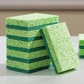 6 Pcs Green - Dual-sided Sponges