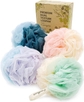 3) Loofah Premium Dual Textures 60g (Pack of 4)