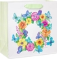 Butterflies and Floral Wreath - Large Gift Bag