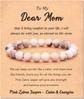 Mom - Pink Zebra Stone