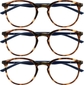 Brown Tortoiseshell Front Navy Blue Arms