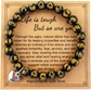 Blessing-Lucky Symbols Black Obsidian Jasper