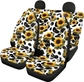 Sunflower Cow Print