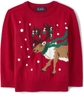 Red Reindeer Crew Neck