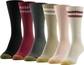 Retro Stripe Oatmeal Heather Assorted (6-pairs)