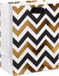 Black and Gold Chevron