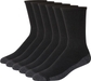 Black/Grey Foot Bottom - 6 Pack