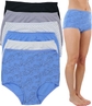 6 Pack: Solids and Prints Blue Assortment