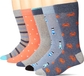 Blue/Grey/Navy Crab/Orange Dots/Stripe