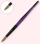 purple black wood brush