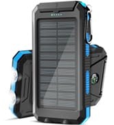 Solar Charger 38800mAh, Portable Solar Power Bank Waterproof Solar Phone Chargers Compatible with...